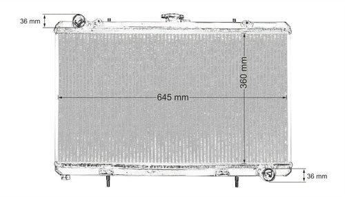 Nissan 200SX S13 - Alu Wasserkühler