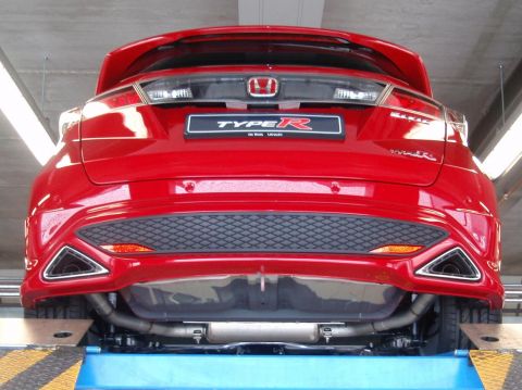 Civic FN2 Type-R 06+ Q300 V2 Catback Auspuffanlage mit TÜV - UMC-Parts.de