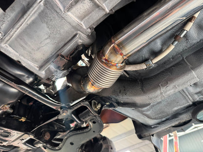 Toyota Supra MK3 Abgasanlage 3" Turboback mit Sportkat & TÜV