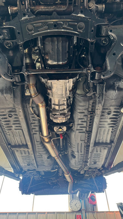 Toyota Supra MK3 Abgasanlage 3" Turboback mit Sportkat & TÜV