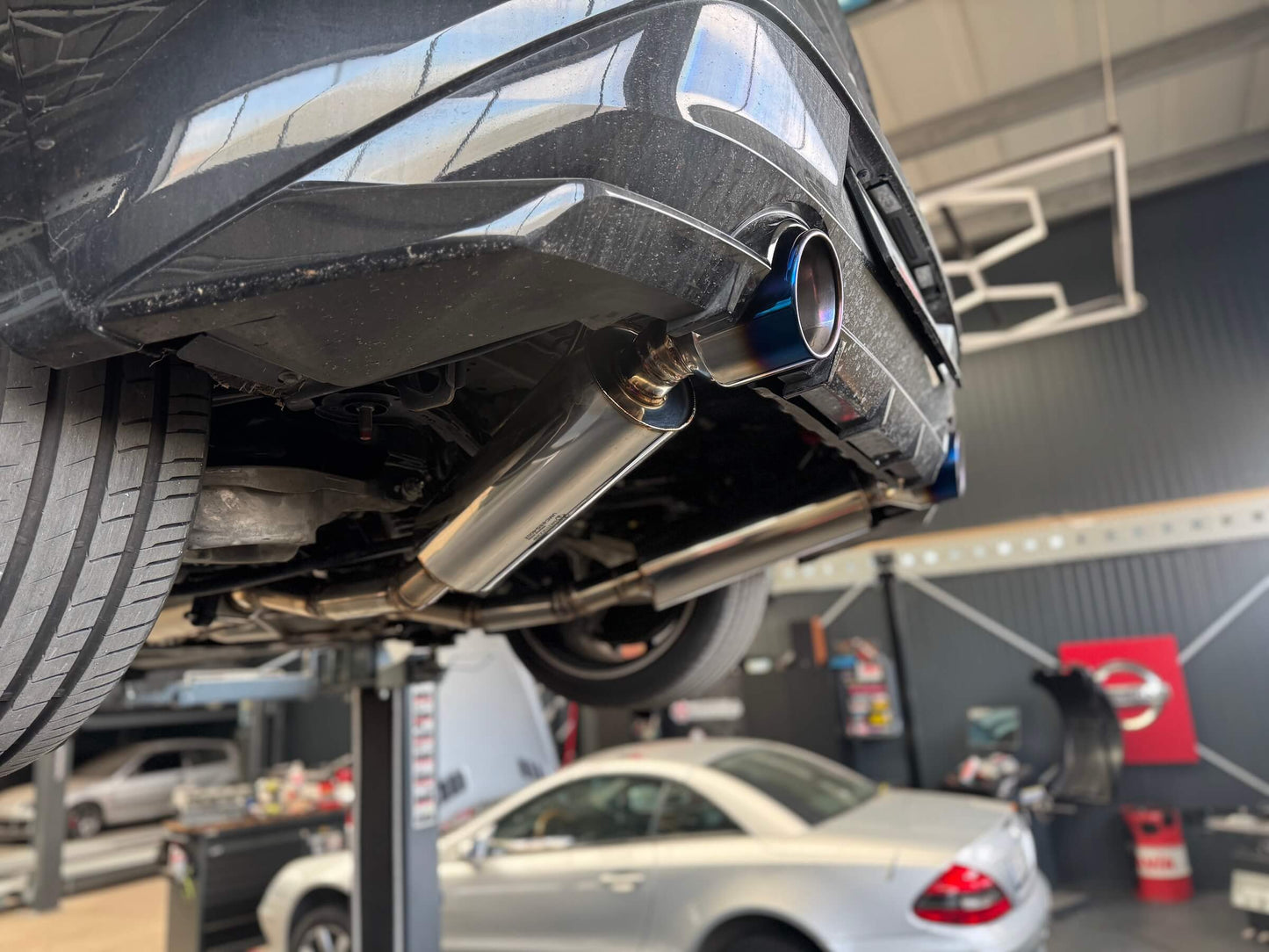 Nissan 400Z Abgasanlage Einzelanfertigung TÜV