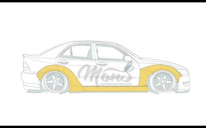 Widebodykit Stage 3 Lexus IS / Toyota Altezza