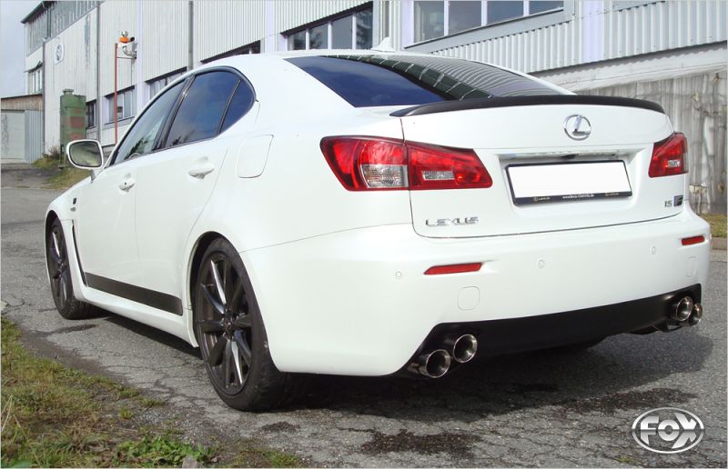 Lexus IS F Fox Endschalldämpfer - TÜV