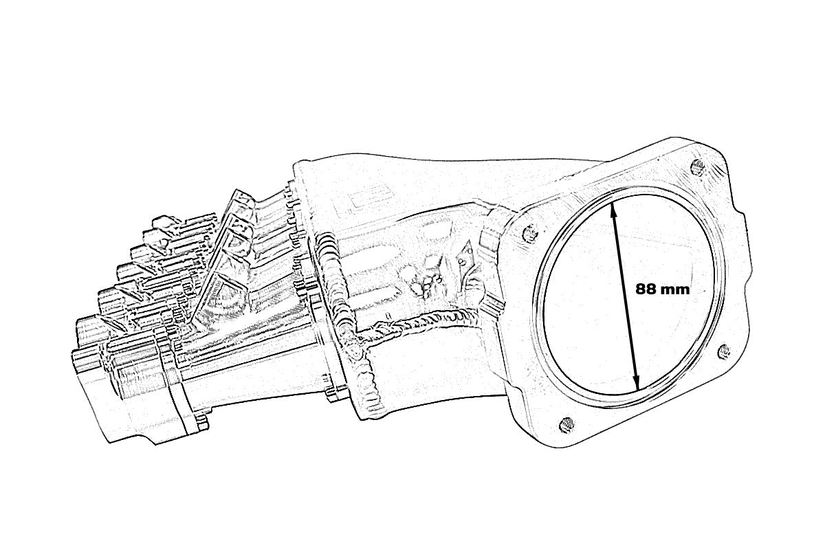 Toyota Lexus 2JZ-GTE - Ansaugbrücke inkl. Einspritzdüsen