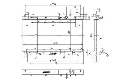 Honda Civic - Alu Wasserkühler