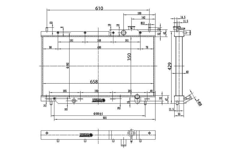 Honda Civic - Alu Wasserkühler