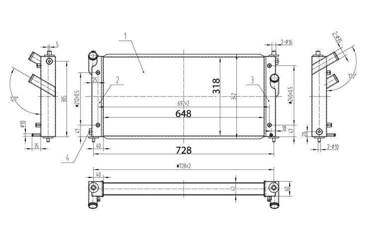 Toyota Celica - Alu Wasserkühler