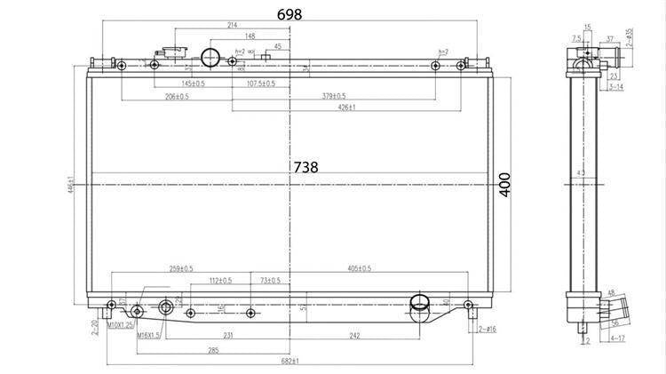 Toyota Supra Mk Iv Turbo - Alu Wasserkühler