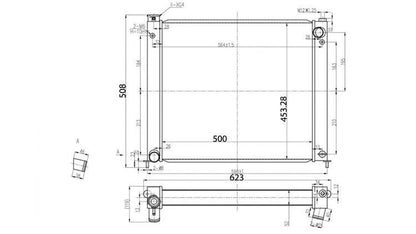 Nissan 300ZX - Alu Wasserkühler