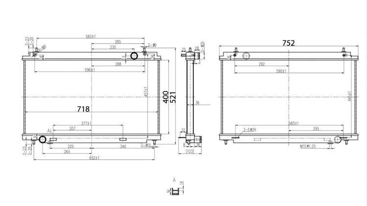 Nissan 350Z - Alu Wasserkühler