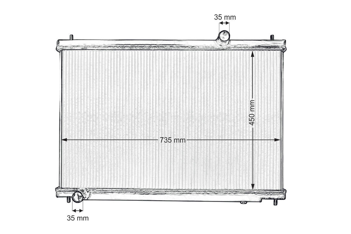 Nissan GT-R R35 - Alu Wasserkühler