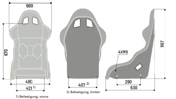 Sitzpaket MX-5 NC Sparco Pro 2000