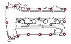 Dress Up Bolts Titanschraubenkit Ventildeckel 4B11T Motor - UMC-Parts.de