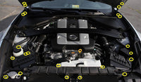 DUB Motorraum Titanschrauben Set Nissan 370Z 09-20 - UMC-Parts.de