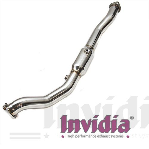 EVO X 3" Downpipe mit Rennkat - UMC-Parts.de