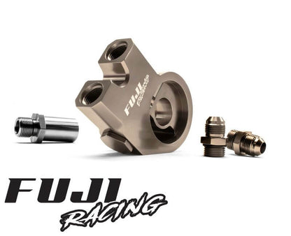 Fuji Racing Ölfilter Adapterplatte mit Thermostat - UMC-Parts.de