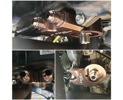 Fuji Racing Ölfilter Adapterplatte mit Thermostat - UMC-Parts.de