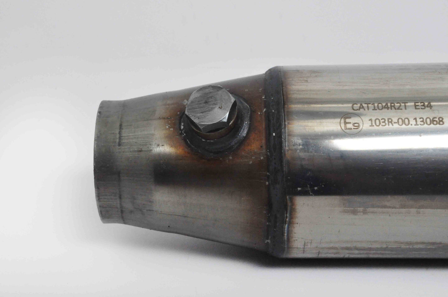 200-cell sports catalytic converter with e-mark - registrable - 127mm Euro3/4